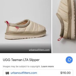 NWT UGG Tasman LTA Whitecap & Pink Colorway